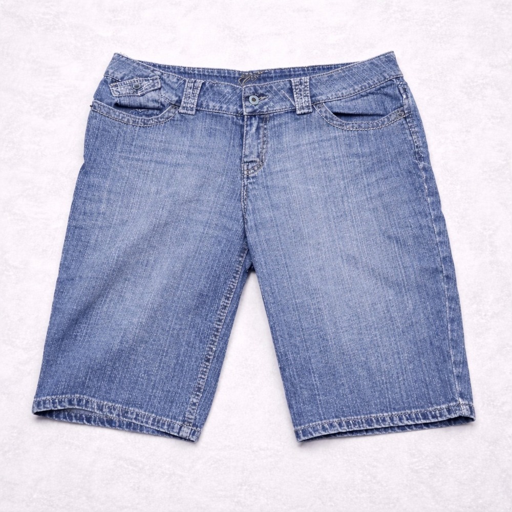 Silver Jeans Co Womens Denim Shorts Size 32 Medium Wash